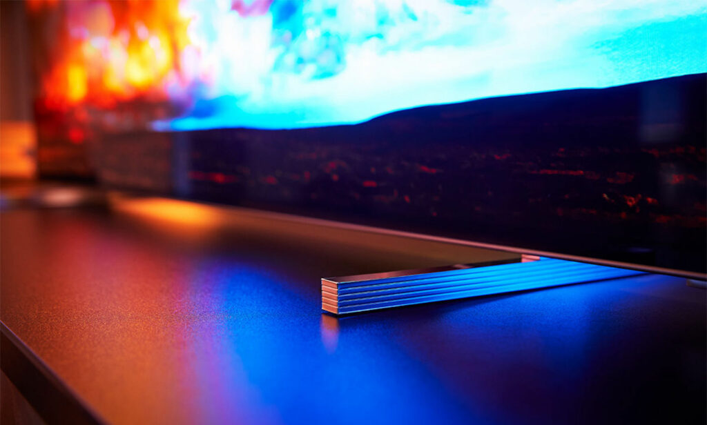 Pied de la télévision Philips OLED 804 // Source : Philips Pied de la télévision Philips OLED 804 // Source : Philips