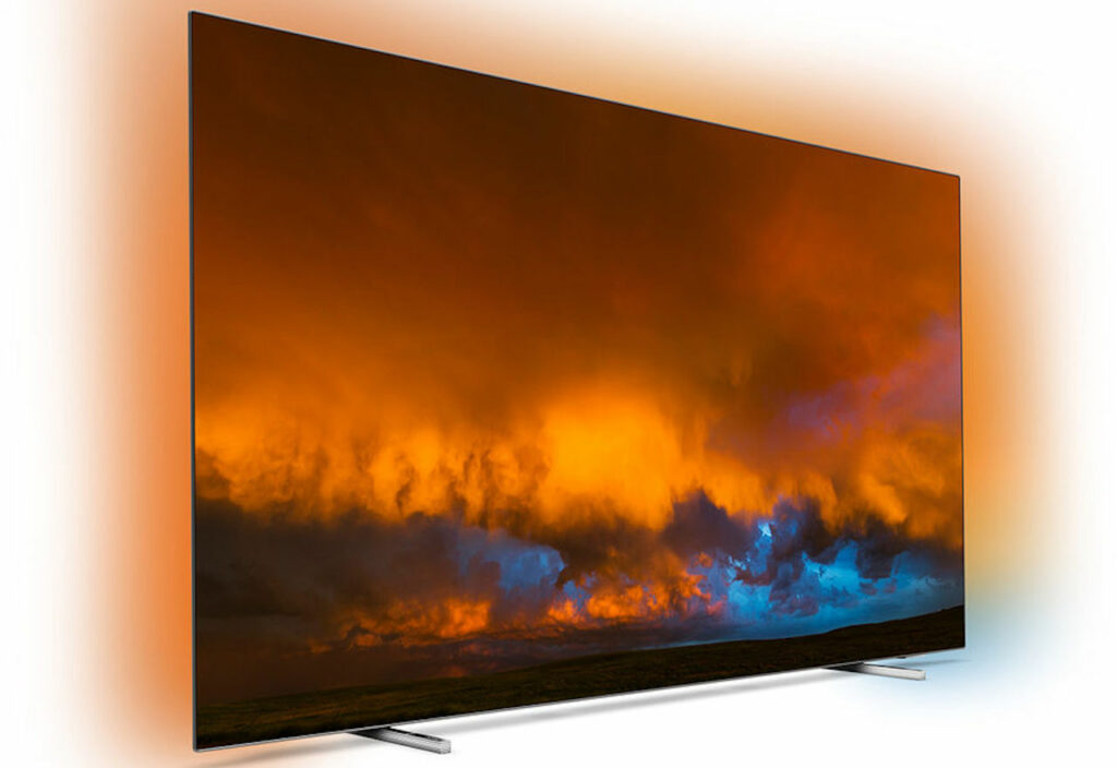 Le téléviseur Philips OLED 804 // Source : Philips Le téléviseur Philips OLED 804 // Source : Philips