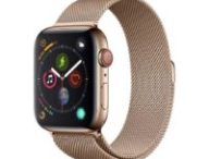 Apple Watch Series 4 (gps+cellular) 44 mm acier inoxydable bracelet milanais or