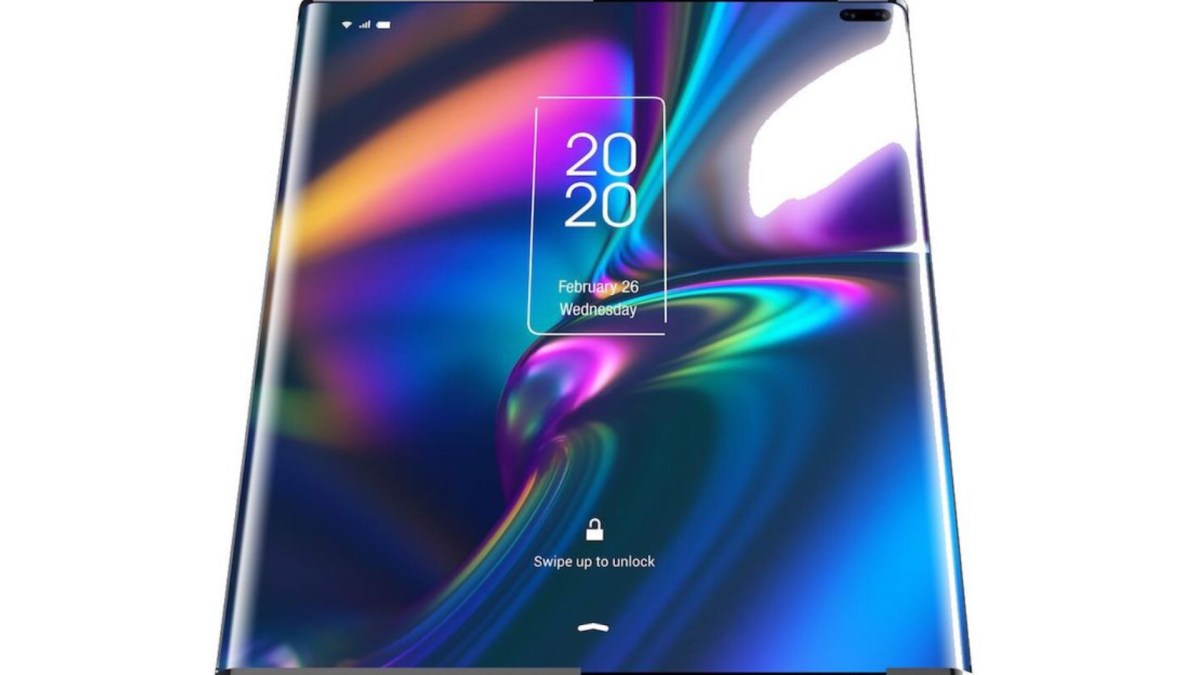 Prototype smartphone coulissant de TCL // Source : CNET Prototype smartphone coulissant de TCL // Source : CNET