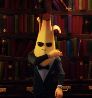 Une banane dans Fortnite. Avec un costard. Oui. // Source : YouTube/Fortnite Une banane dans Fortnite. Avec un costard. Oui. // Source : YouTube/Fortnite