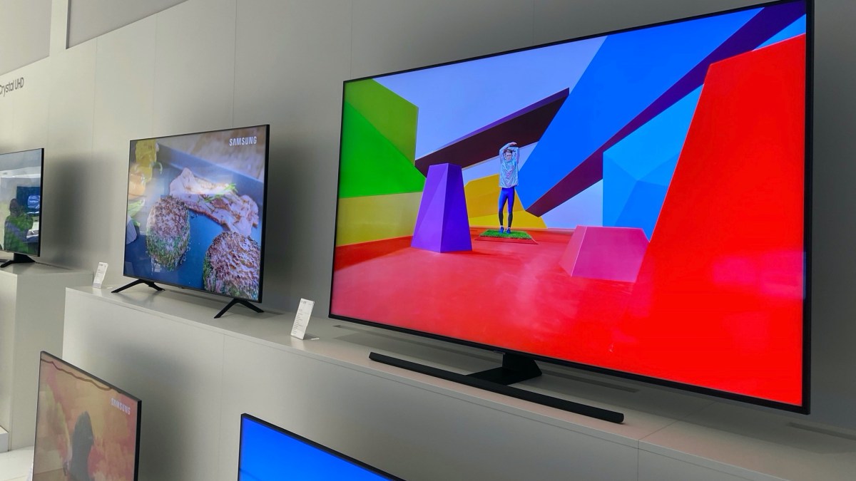 TV Samsung QLED 2020 // Source : Maxime Claudel pour Numerama TV Samsung QLED 2020 // Source : Maxime Claudel pour Numerama
