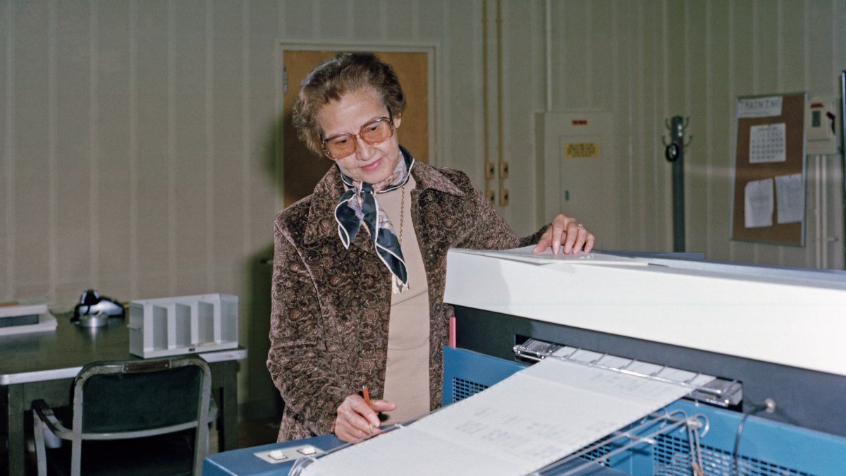 Katherine Johnson en 1980. // Source : Nasa (photo recadrée) Katherine Johnson en 1980. // Source : Nasa (photo recadrée)