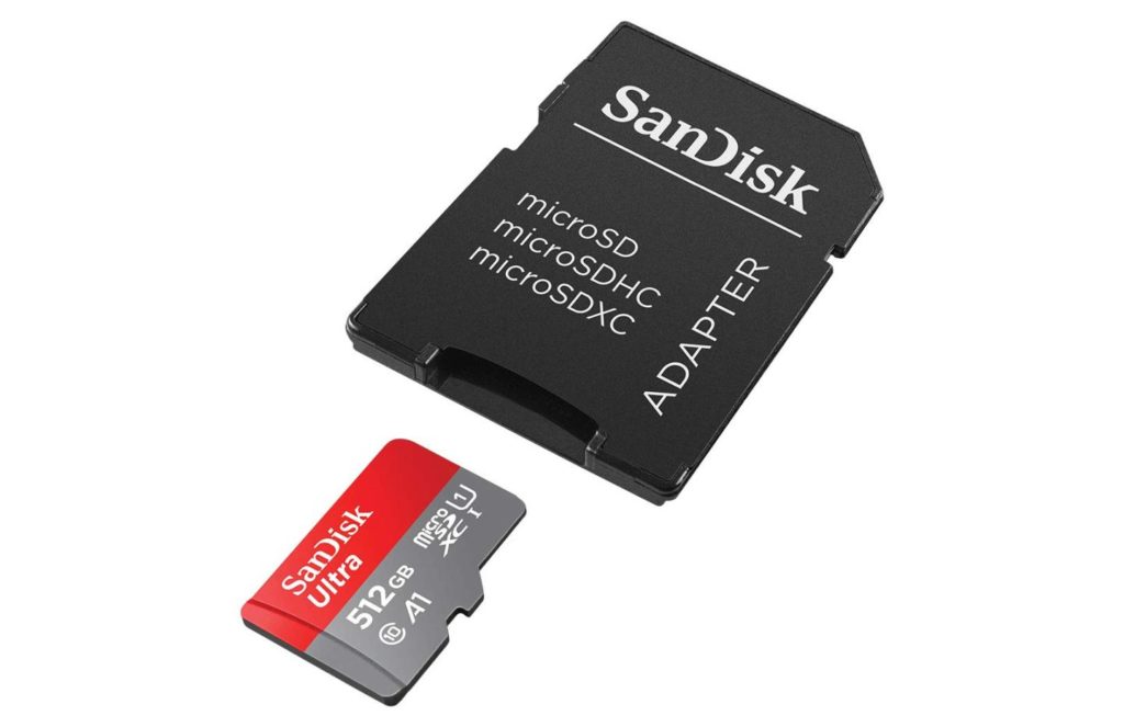microSD SanDisk Ultra 512 Go Num // Source : Amazon microSD SanDisk Ultra 512 Go Num // Source : Amazon
