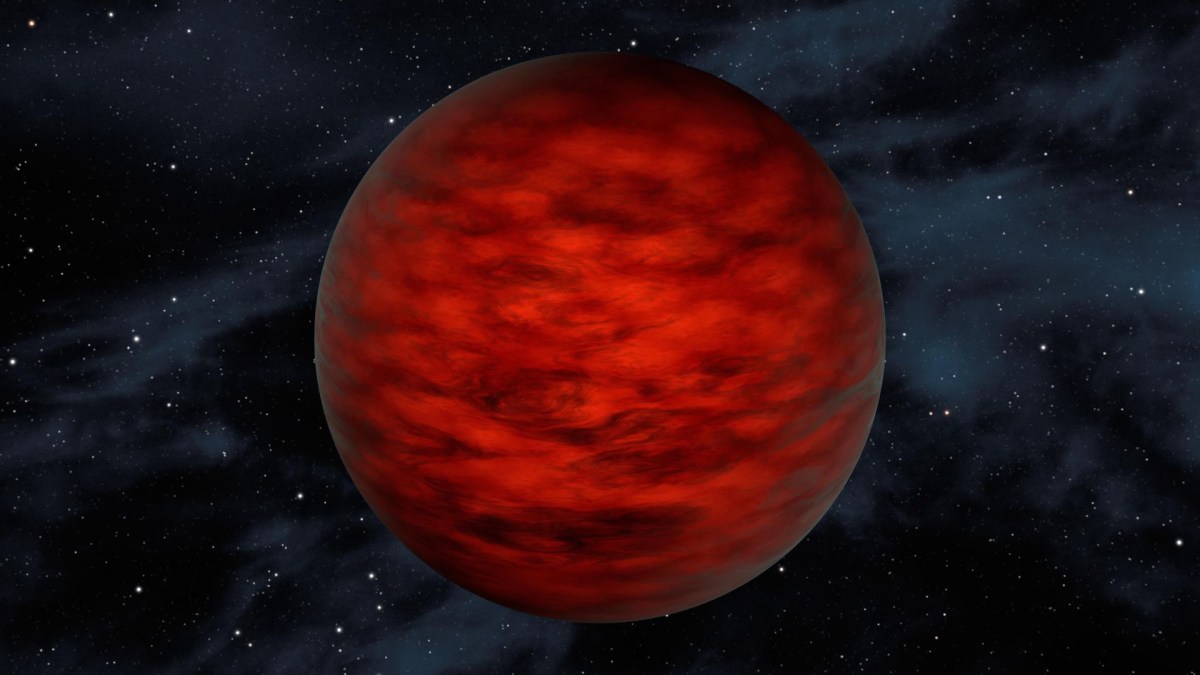 Une jeune naine brune. // Source : NASA/JPL-Caltech (photo recadrée) Une jeune naine brune. // Source : NASA/JPL-Caltech (photo recadrée)
