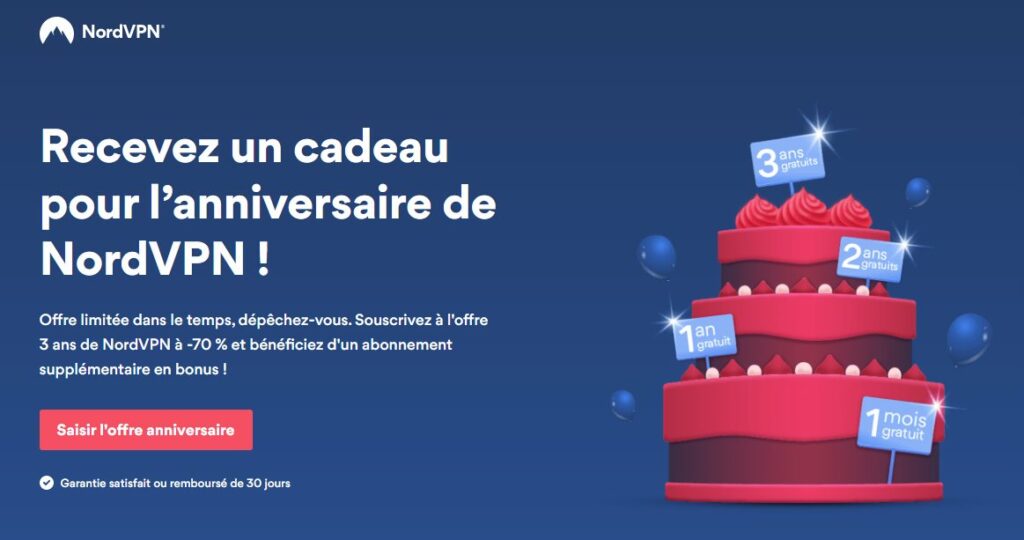 nordvpn anniversaire