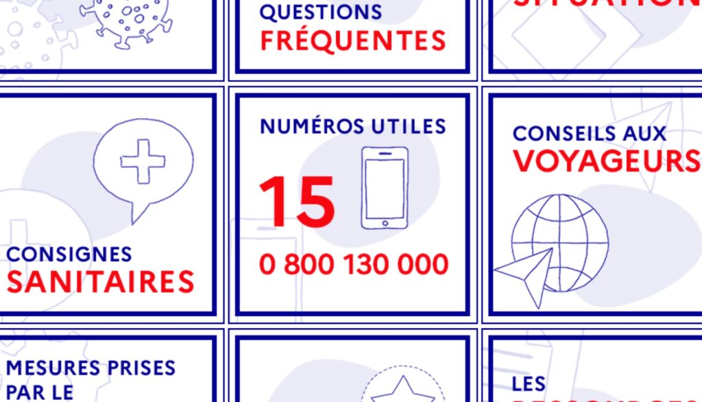 Le numéro vert mis en place // Source : Site du gouvernement Le numéro vert mis en place // Source : Site du gouvernement