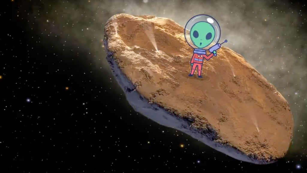 Aucune technosignature n'a été détectée sur les objets interstellaires Borisov et Oumuamua. // Source : Capture d'écran YouTube Grunge Aucune technosignature n'a été détectée sur les objets interstellaires Borisov et Oumuamua. // Source : Capture d'écran YouTube Grunge