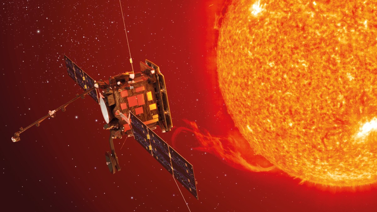 Vue d'artiste de Solar Orbiter. // Source : ESA Vue d'artiste de Solar Orbiter. // Source : ESA