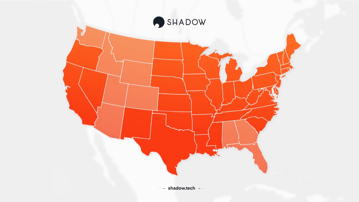 Shadow aux États-Unis // Source : Shadow Shadow aux États-Unis // Source : Shadow