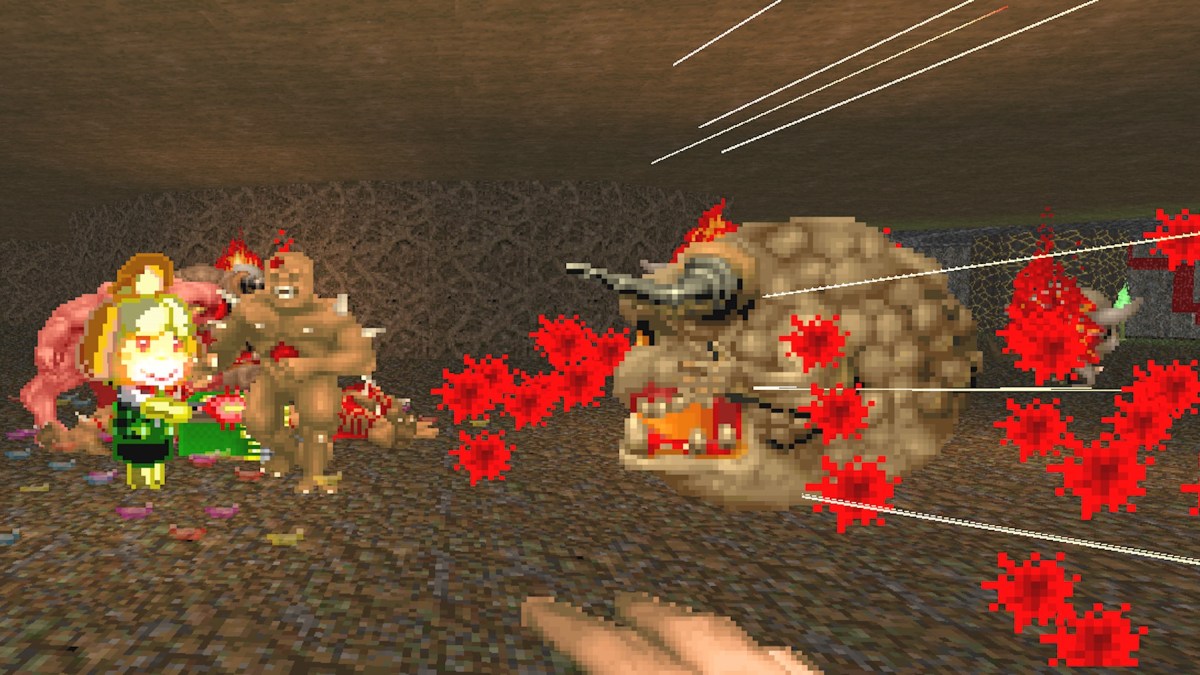 Animal Crossing dans Doom // Source : Mod Doom II Animal Crossing dans Doom // Source : Mod Doom II
