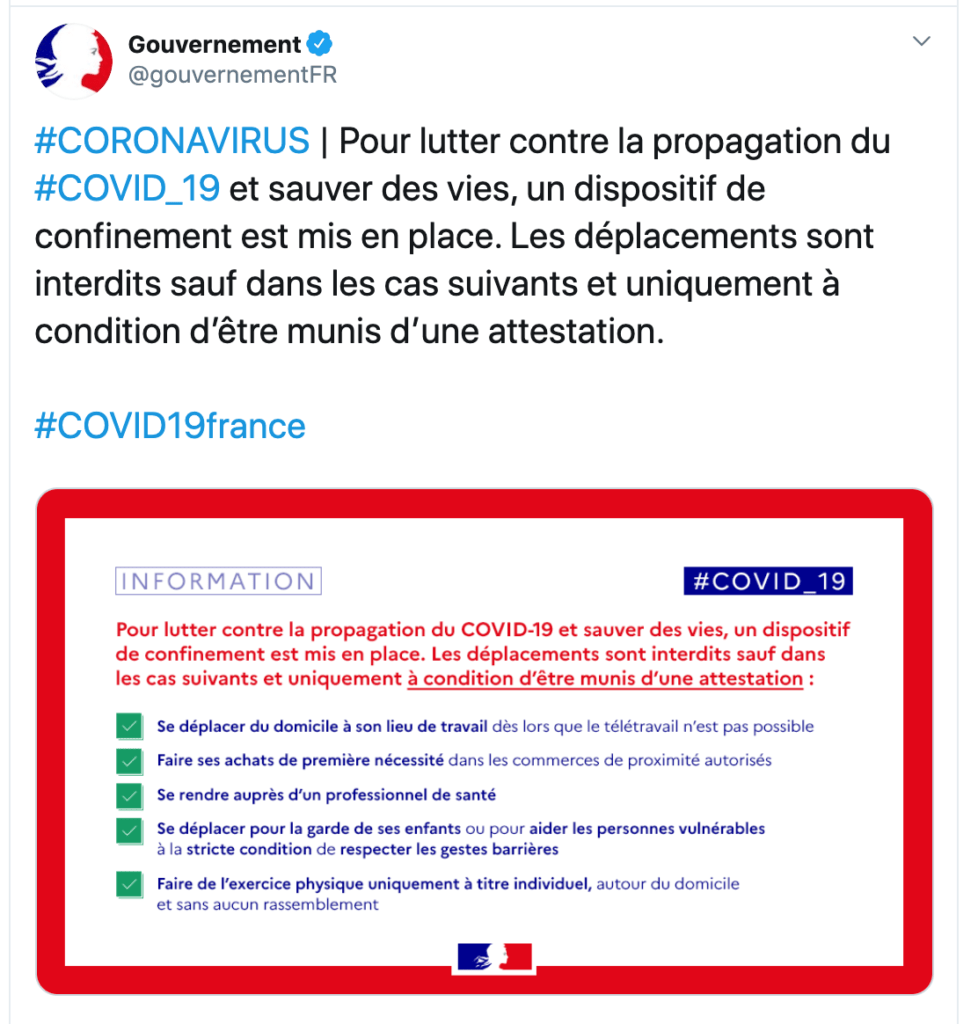 Twitter/gouvernementFR Twitter/gouvernementFR
