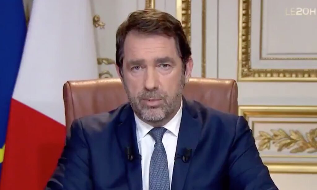 Allocution du 18 mars 2020 // Source : Twitter/CCastaner Allocution du 18 mars 2020 // Source : Twitter/CCastaner