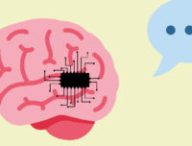 Une IA aiderait à décoder les pensées en paroles via un implant. // Source : Wikimedia/CC/Twitter, SVG Silh (montage Numerama)