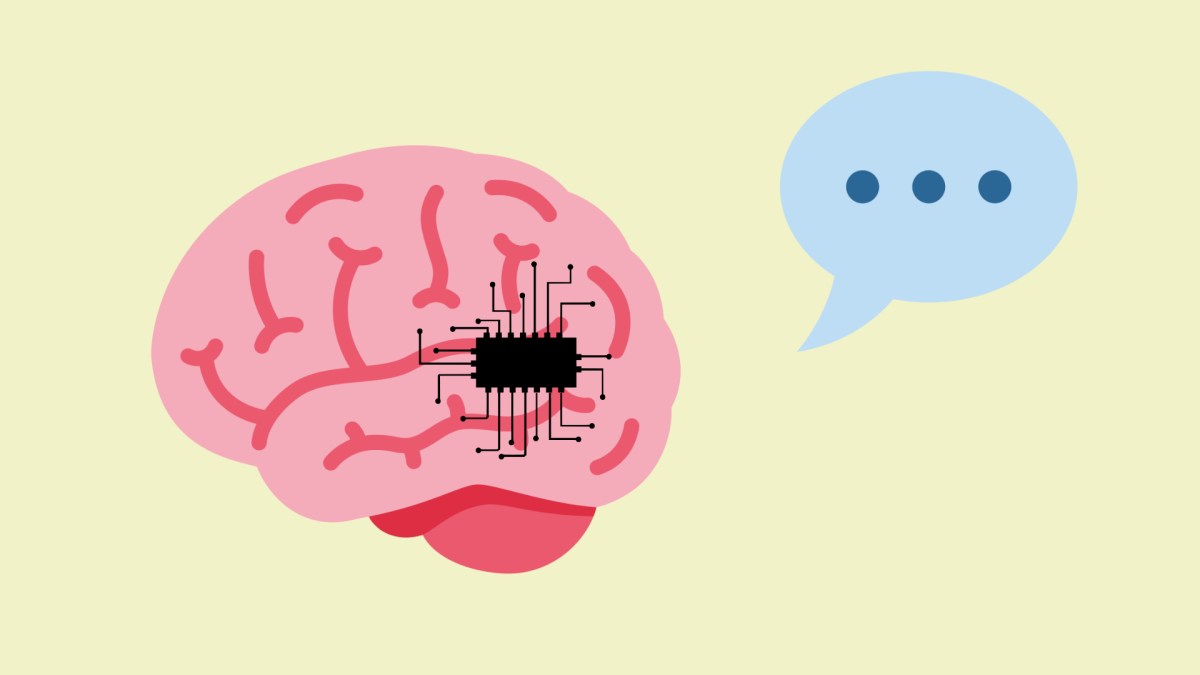 Une IA aiderait à décoder les pensées en paroles via un implant. // Source : Wikimedia/CC/Twitter, SVG Silh (montage Numerama) Une IA aiderait à décoder les pensées en paroles via un implant. // Source : Wikimedia/CC/Twitter, SVG Silh (montage Numerama)