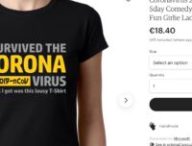Des articles sur le Coronavirus mis en vente // Source : Etsy.com