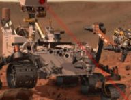 Vue d'artiste de Curiosity sur Mars. // Source : Flickr/CC/NASA/JPL-Caltech (photo recadrée)