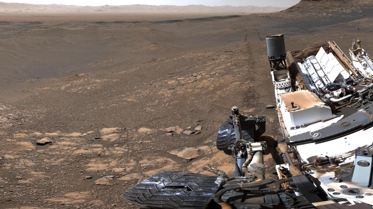 Une partie du panorama de Curiosity. // Source : NASA/JPL-Caltech/MSSS (photo recadrée) Une partie du panorama de Curiosity. // Source : NASA/JPL-Caltech/MSSS (photo recadrée)