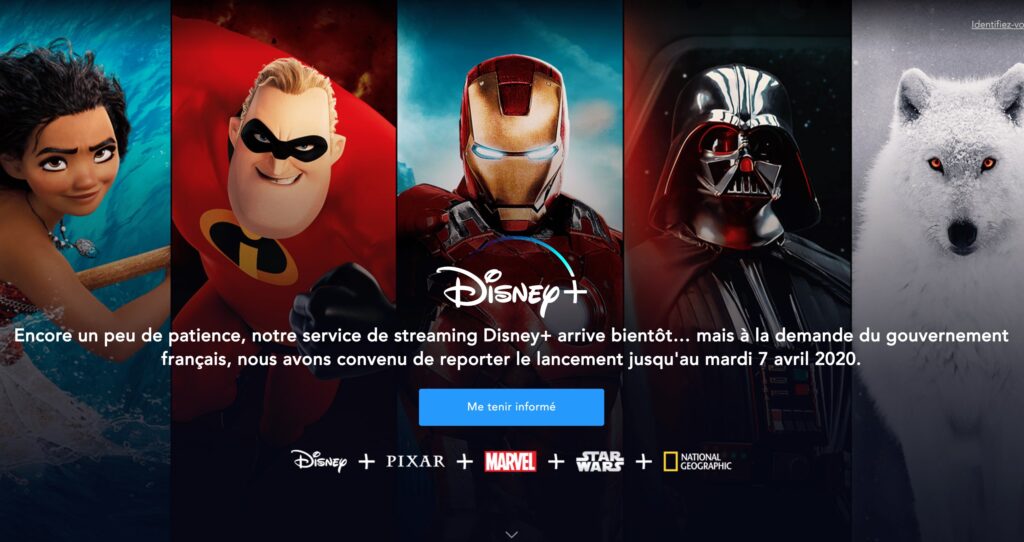 Disney+ retarde son lancement Disney+ retarde son lancement