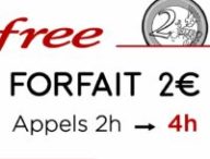 Free forfait 2 euros confinement