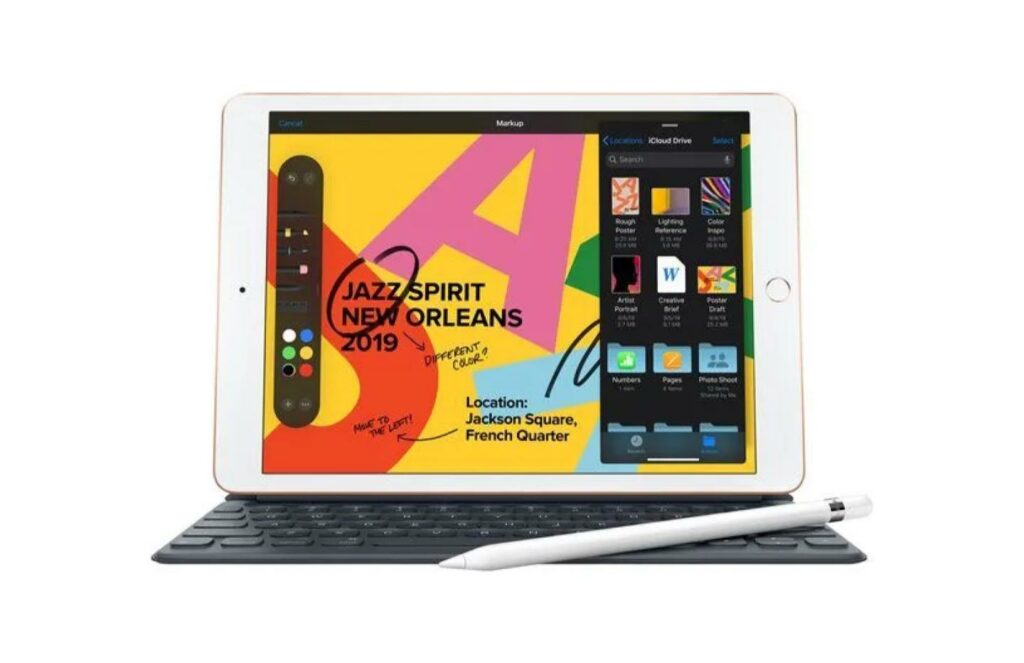 iPad 2019 or avec clavier et stylet iPad 2019 or avec clavier et stylet
