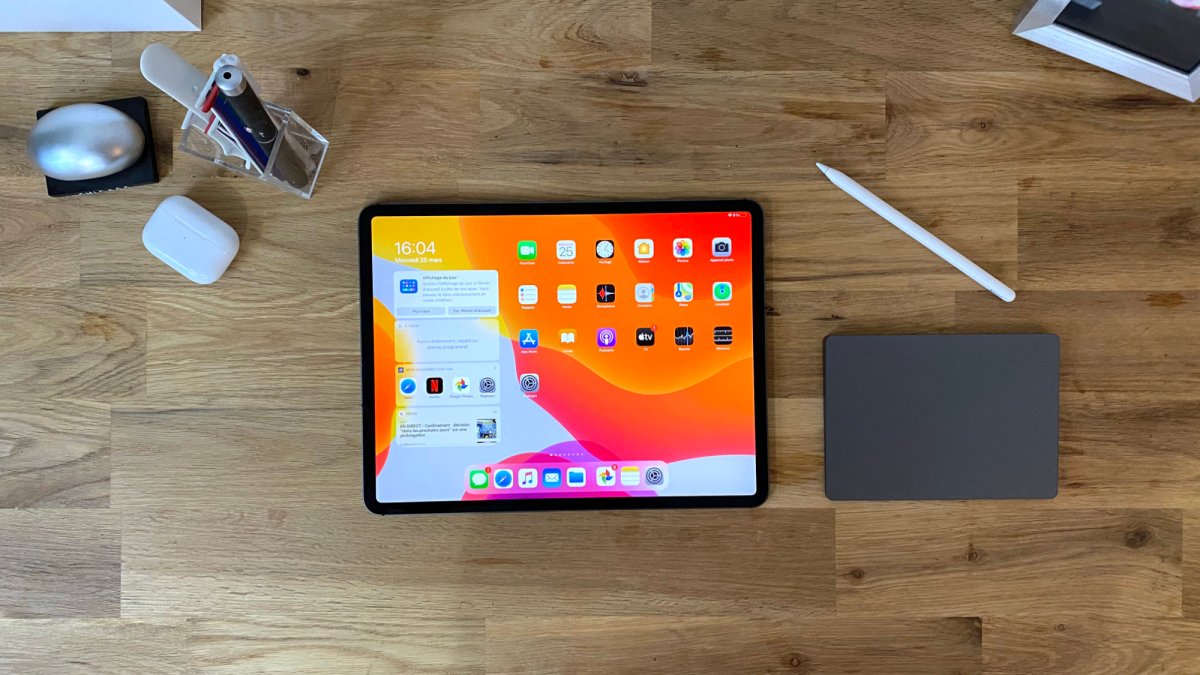 L'iPad Pro de 2020 // Source : Julien Cadot pour Numerama L'iPad Pro de 2020 // Source : Julien Cadot pour Numerama