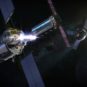 Vue d'artiste du Lunar Gateway. // Source : NASA Vue d'artiste du Lunar Gateway. // Source : NASA