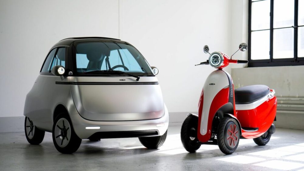 Microlino et Microletta // Source : Micro Microlino et Microletta // Source : Micro