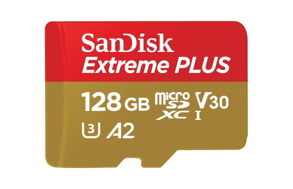 microSD 128 Go sandisk extreme plus microSD 128 Go sandisk extreme plus