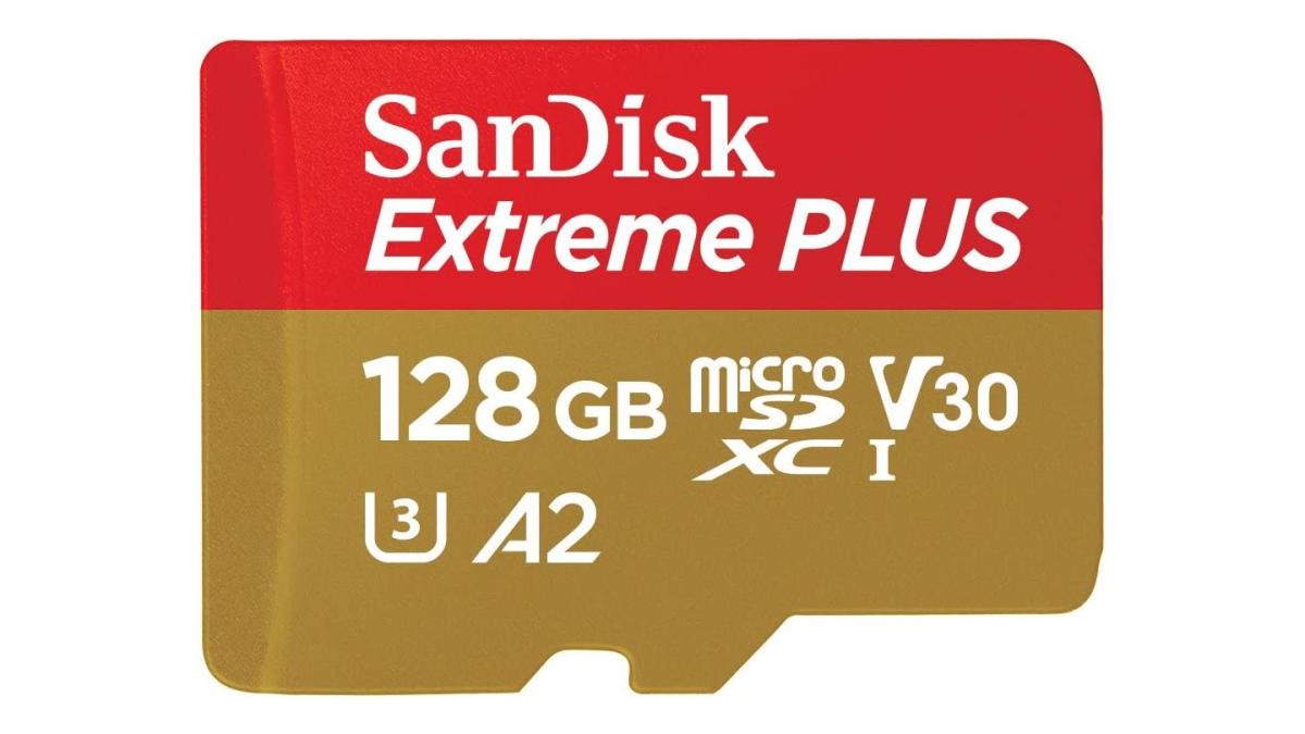 microSD 128 Go sandisk extreme plus microSD 128 Go sandisk extreme plus