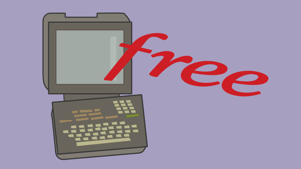 Free tire son nom d'un code Minitel. // Source : Wikimedia/CC/Iliad (montage Numerama) Free tire son nom d'un code Minitel. // Source : Wikimedia/CC/Iliad (montage Numerama)
