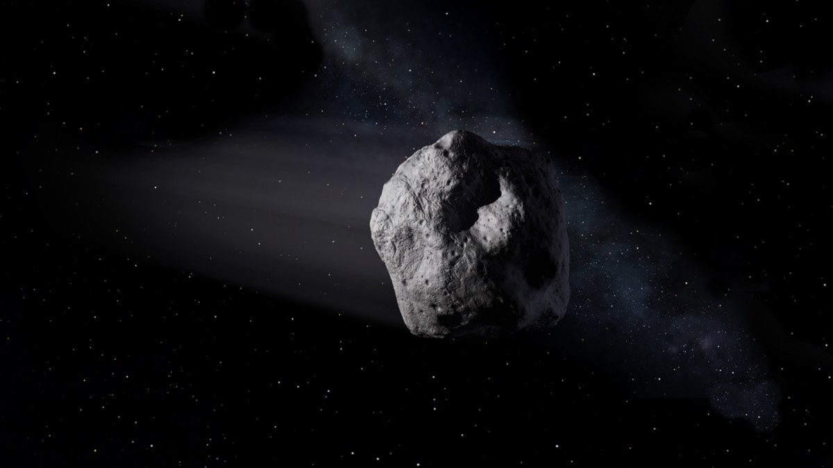 Un astéroïde, vue d'artiste. // Source : NASA/JPL-Caltech (photo recadrée) Un astéroïde, vue d'artiste. // Source : NASA/JPL-Caltech (photo recadrée)
