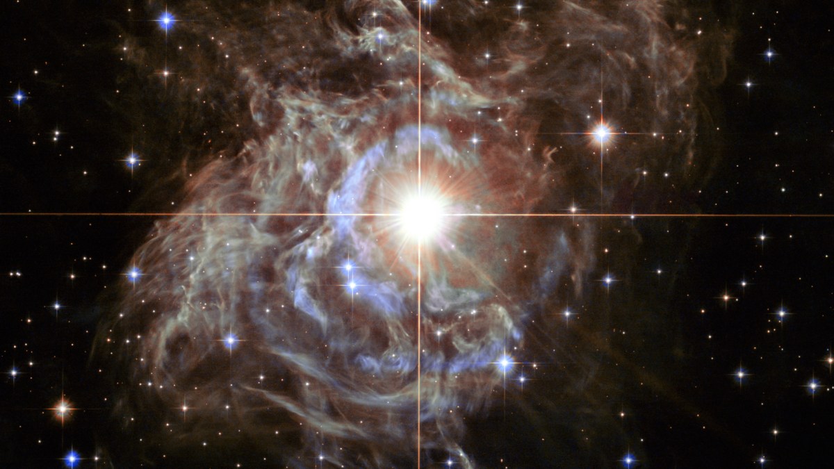 RS Puppis, une étoile Céphéide. // Source : Flickr/CC/NASA Goddard Space Flight Center (photo recadrée) RS Puppis, une étoile Céphéide. // Source : Flickr/CC/NASA Goddard Space Flight Center (photo recadrée)