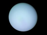Uranus photographiée en 1986. // Source : Flickr/CC/Kevin Gill (photo recadrée) Uranus photographiée en 1986. // Source : Flickr/CC/Kevin Gill (photo recadrée)