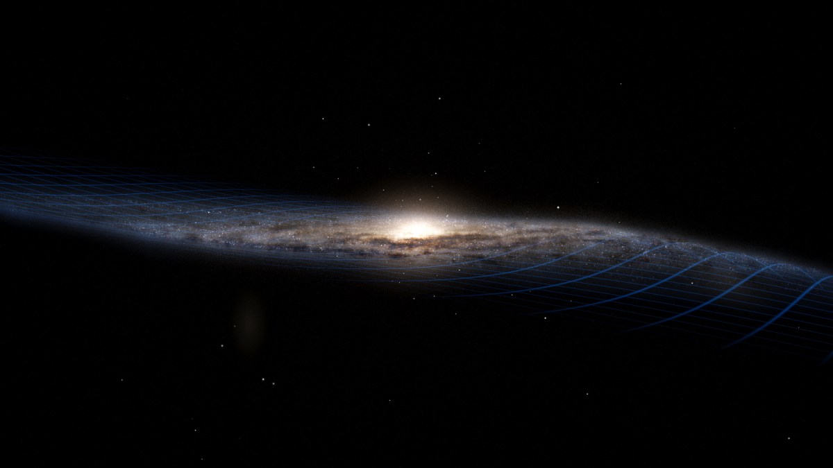 Le disque galactique de la Voie lactée. // Source : Stefan Payne-Wardenaar; Magellanic Clouds: Robert Gendler/ESO (photo recadrée) Le disque galactique de la Voie lactée. // Source : Stefan Payne-Wardenaar; Magellanic Clouds: Robert Gendler/ESO (photo recadrée)