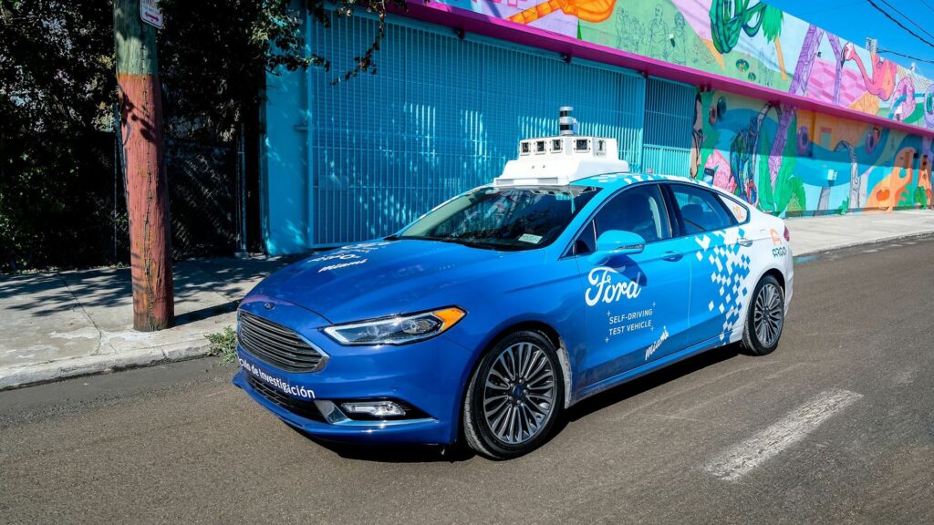 Voiture autonome Ford // Source : Ford Voiture autonome Ford // Source : Ford