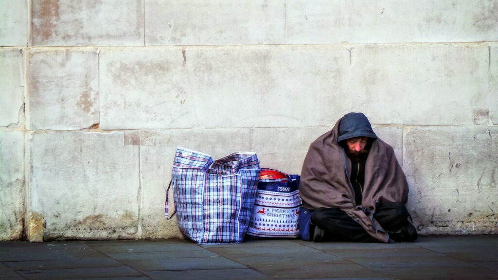 Une personne sans-abri // Source : Flickr/CC/Garry Knight Une personne sans-abri // Source : Flickr/CC/Garry Knight