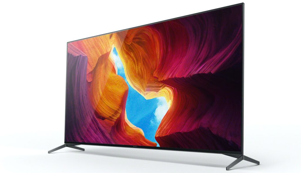 Téléviseur Sony XH95 (profil gauche) // Source : Sony Téléviseur Sony XH95 (profil gauche) // Source : Sony