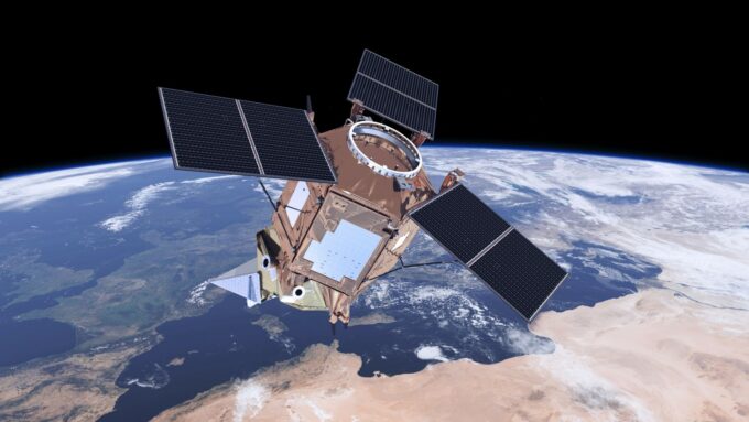 Le satellite Sentinel-5P sert à surveiller l'atmosphère terrestre dans le cadre de la mission Copernicus. // Source : ESA Le satellite Sentinel-5P sert à surveiller l'atmosphère terrestre dans le cadre de la mission Copernicus. // Source : ESA