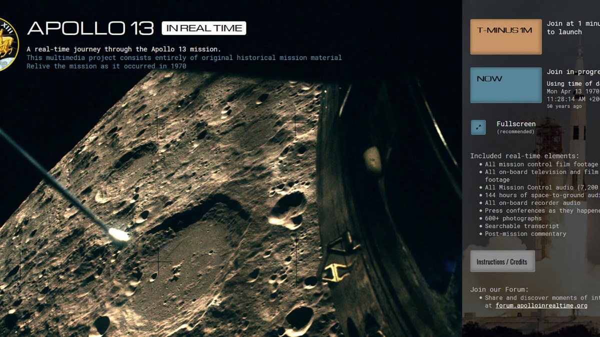 Apollo 13 in Real-time Apollo 13 in Real-time