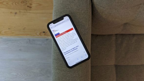 L'attestation numérique sur un iPhone // Source : Numerama L'attestation numérique sur un iPhone // Source : Numerama