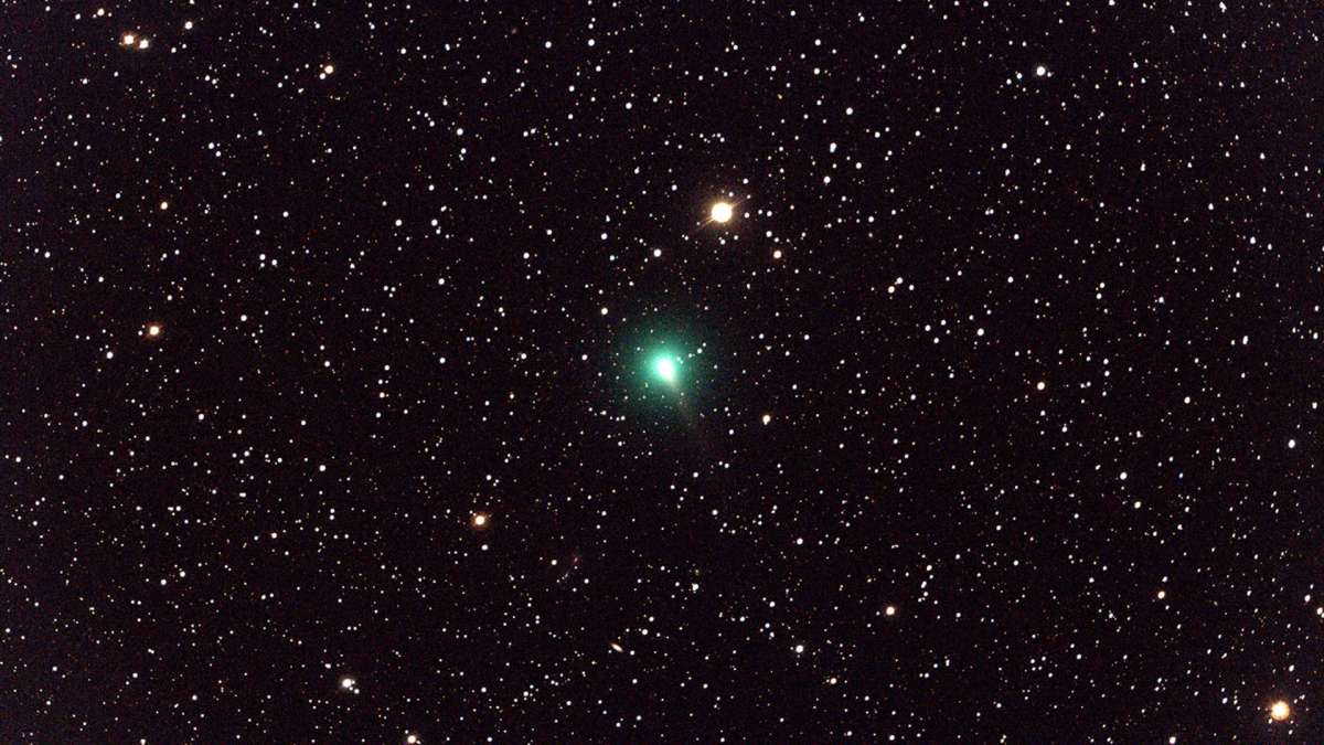 La comète C/2019 Y4 ATLAS. // Source : Flickr/CC/NASA/Tiffany Clements (photo recadrée) La comète C/2019 Y4 ATLAS. // Source : Flickr/CC/NASA/Tiffany Clements (photo recadrée)