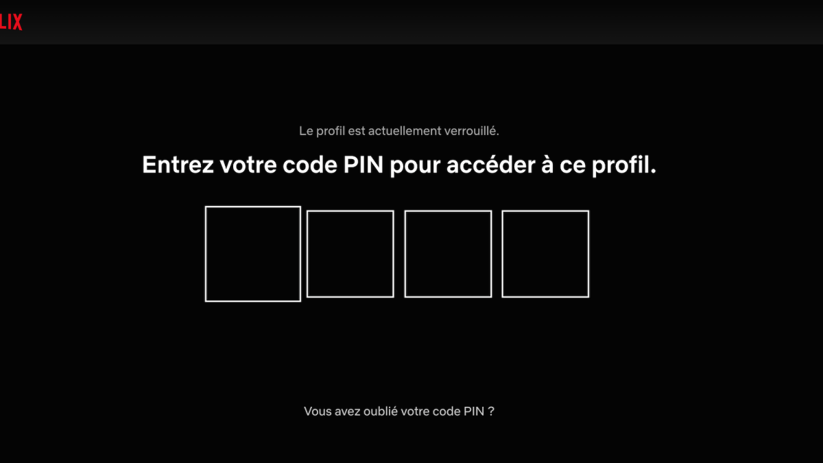 Capture d'écran Netflix Capture d'écran Netflix