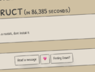 Site 'This website will self destruct' // Source : Numerama