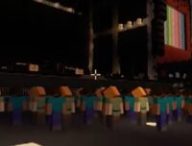 Festival de musique dans Minecraft // Source : Capture d'écran