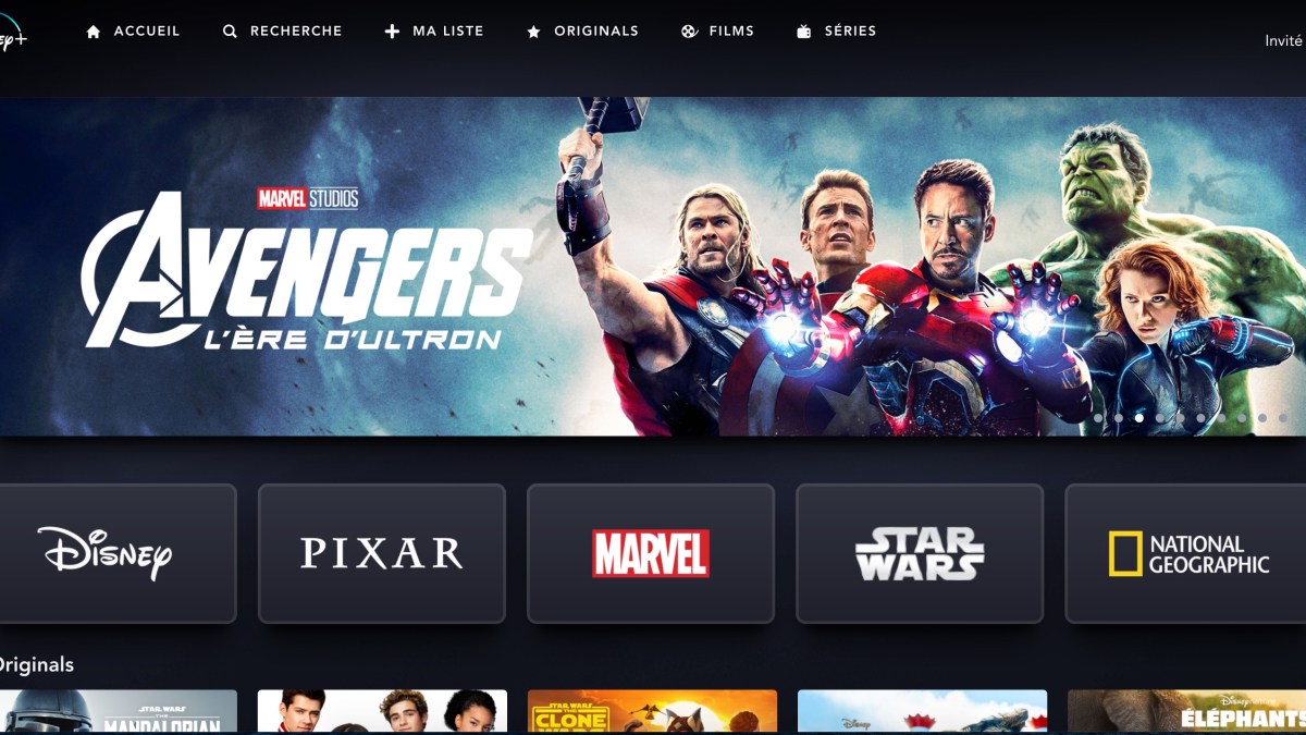 Avengers dans Disney+ Avengers dans Disney+
