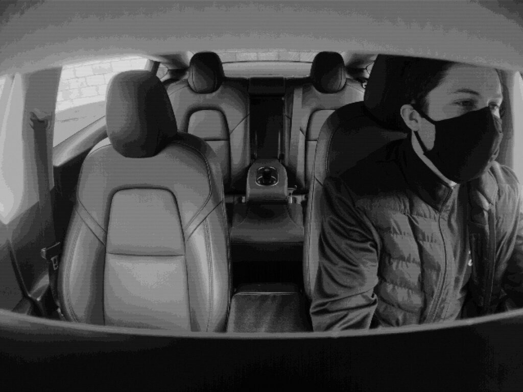 Ce que la caméra des Model 3 voit // Source : Greentheonly sur Twitter Ce que la caméra des Model 3 voit // Source : Greentheonly sur Twitter