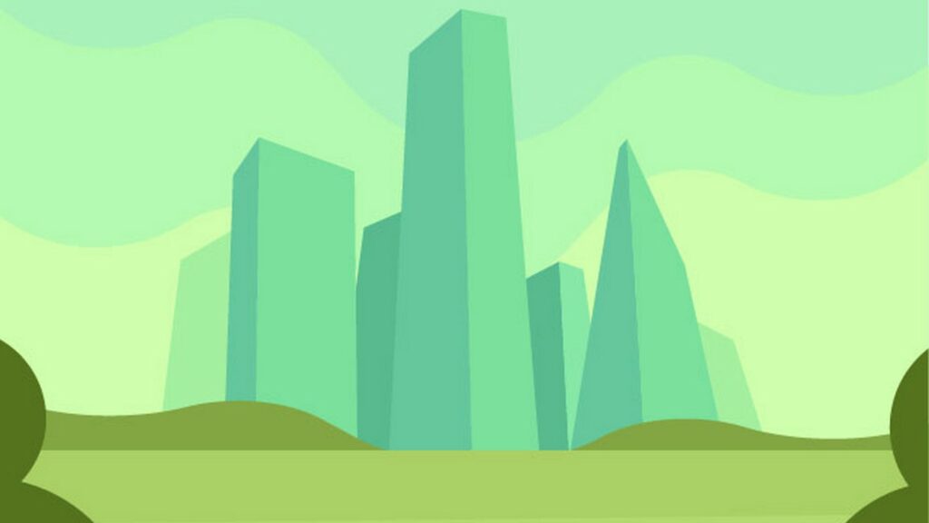 Image d'illustration, ville « verte ». // Source : Public Domain Vectors Image d'illustration, ville « verte ». // Source : Public Domain Vectors