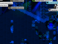 Une rave sur Habbo // Source : Capture d'écran Numerama/PF Une rave sur Habbo // Source : Capture d'écran Numerama/PF