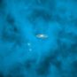 Le halo de la Voie lactée. // Source : Wikimedia/CC/NASA Goddard Space Flight Center (photo recadrée)